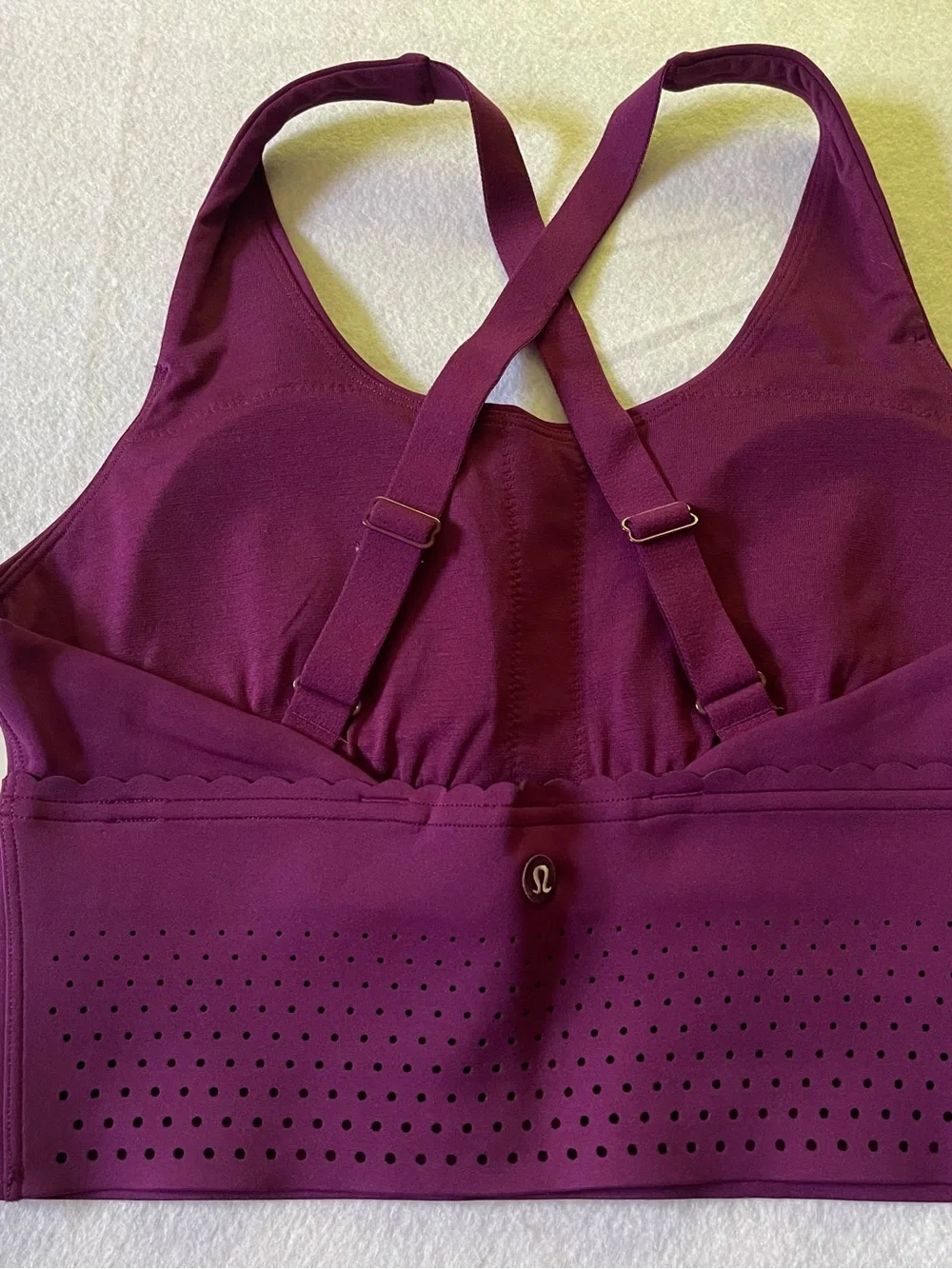 NWT’S Lululemon athletica Ventilated Tennis Tank— Plum
